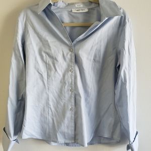 Calvin Klein Size 10 Business Button up Blouse